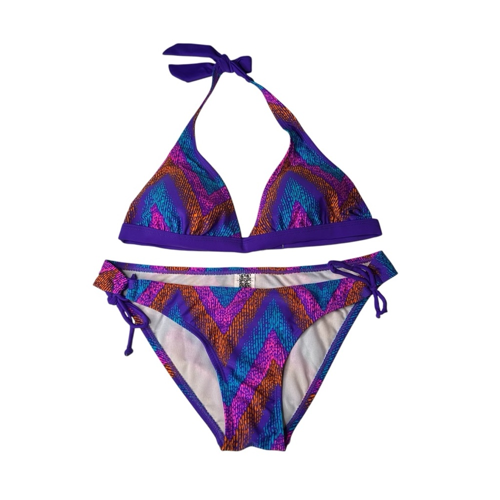O’Neill Purple Pink Bikini Swimsuit Medium